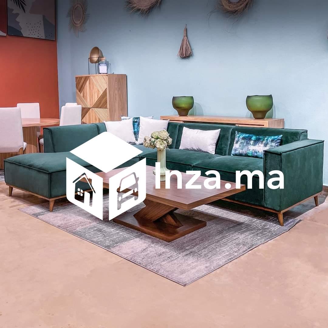 صالون مغربي مونوبلوك مودرن نوع الخشب لواط