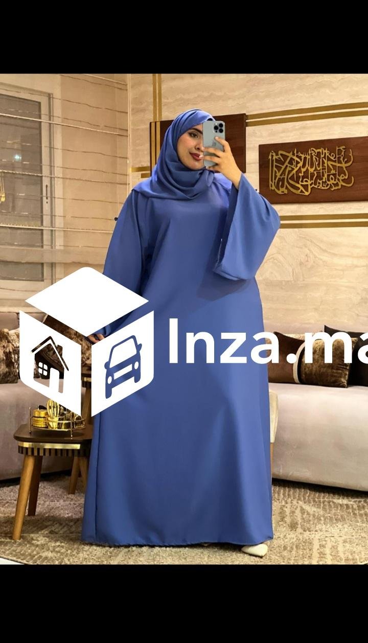 عباية فضفاضة توب كريب