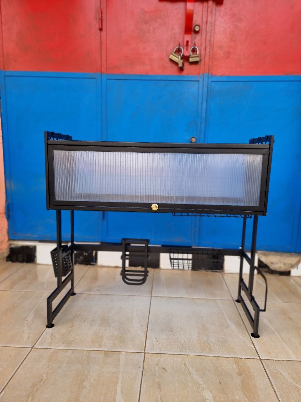 😍 Étagère Égouttoir Multifonction 💫 💫 قطارة مبتكرة متعددة الاستعمالات مع غطاء 💫