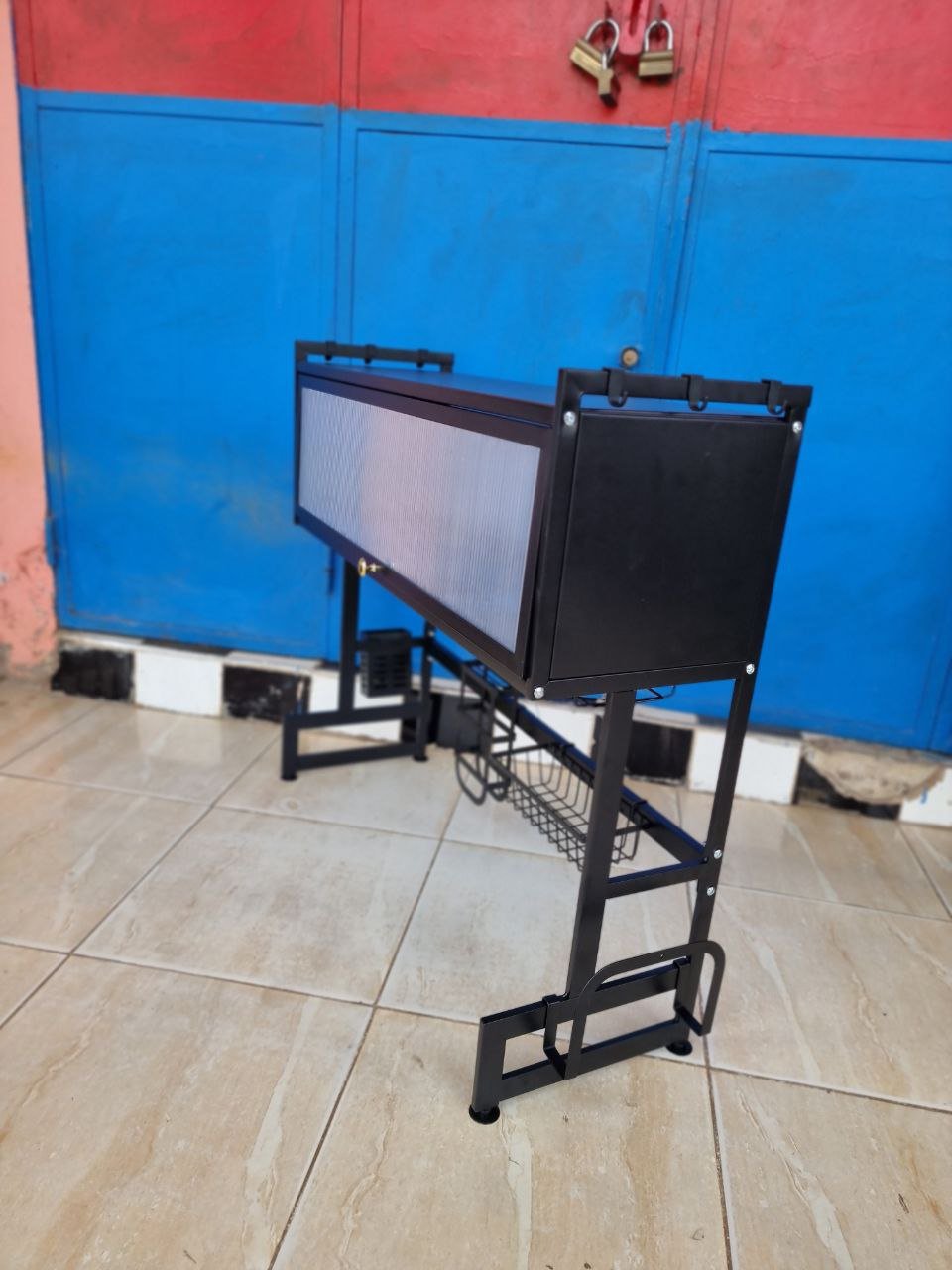 😍 Étagère Égouttoir Multifonction 💫 💫 قطارة مبتكرة متعددة الاستعمالات مع غطاء 💫