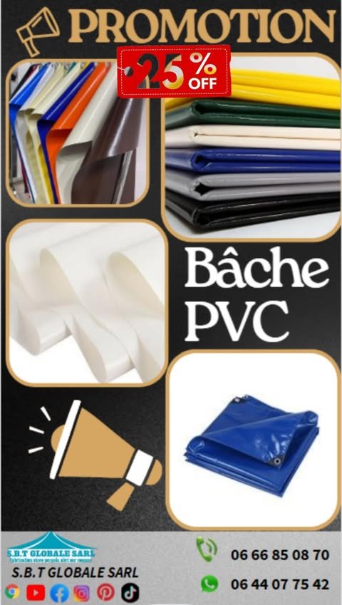 bache pvc maroc