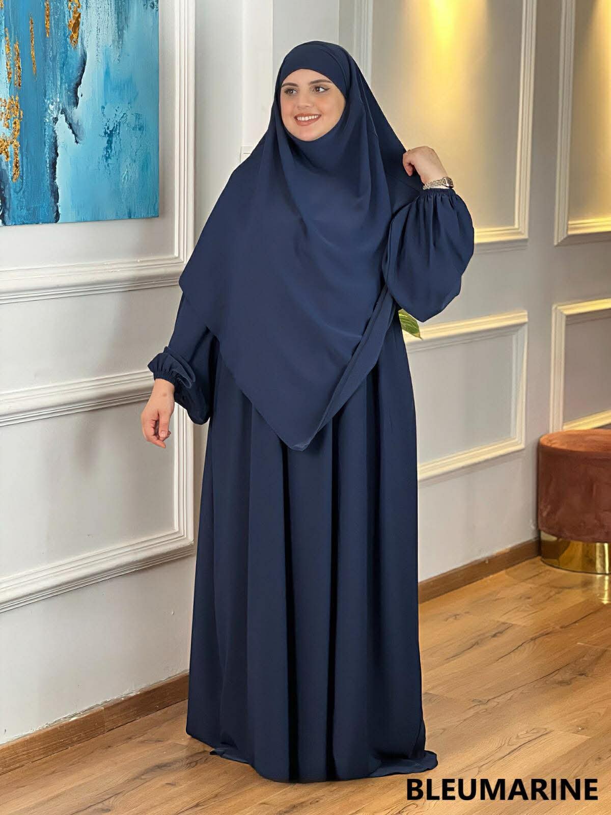 خمار بي قطعتين بي الوان مختلفه توب حريري توصيل مجاني لجميع مدن