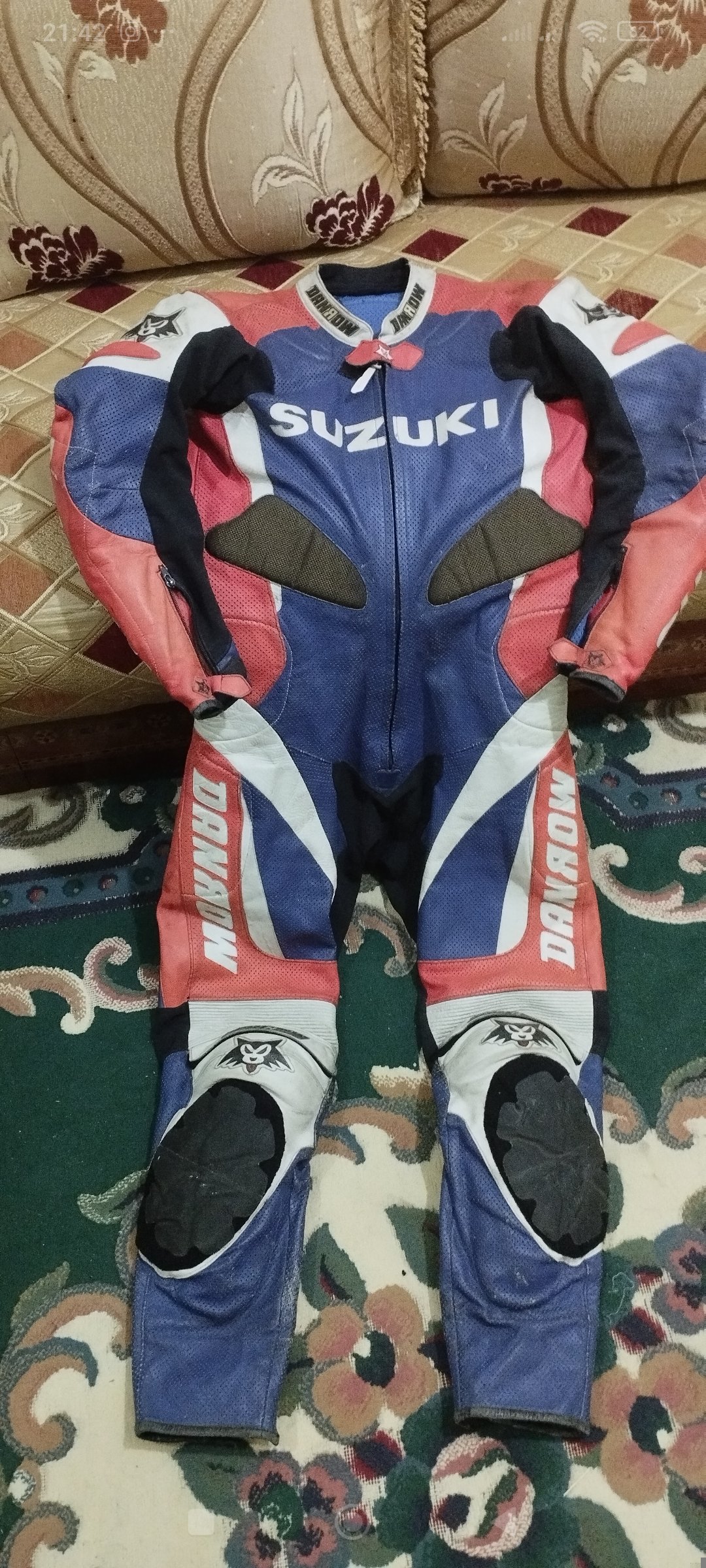 Jaket moto complet suzuki taille s