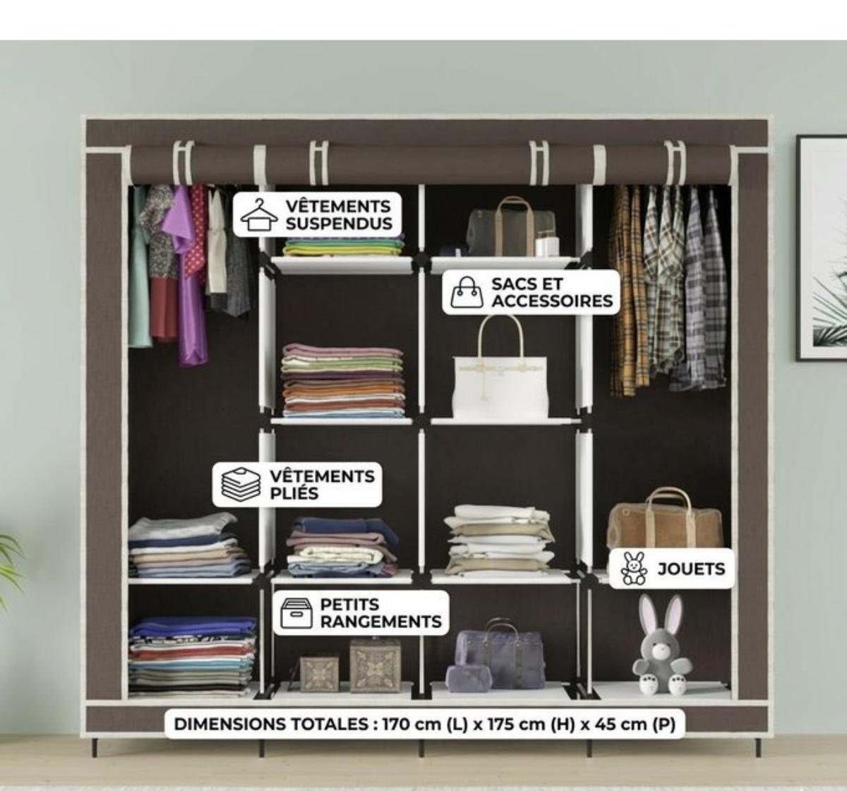 خزانة ملابس كبيرة